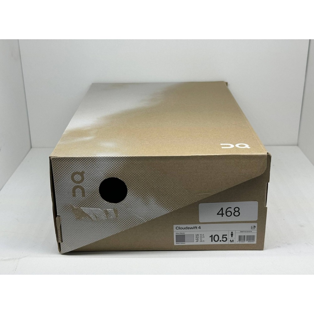 On Cloudswift 4 Mens Running Shoes Alloy Glacier 3MF10131014 Size 10.5 NEW - Picture 7 of 7